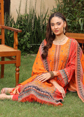 Kinara Series By Schick Embroidered Doriya 3 Piece Unstitched Suit SDH25KS D-DE-03